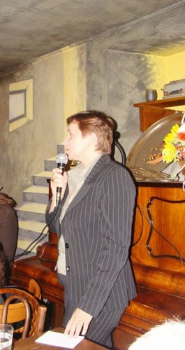 Maria Duszka w sieradzkim pubie Kredens
